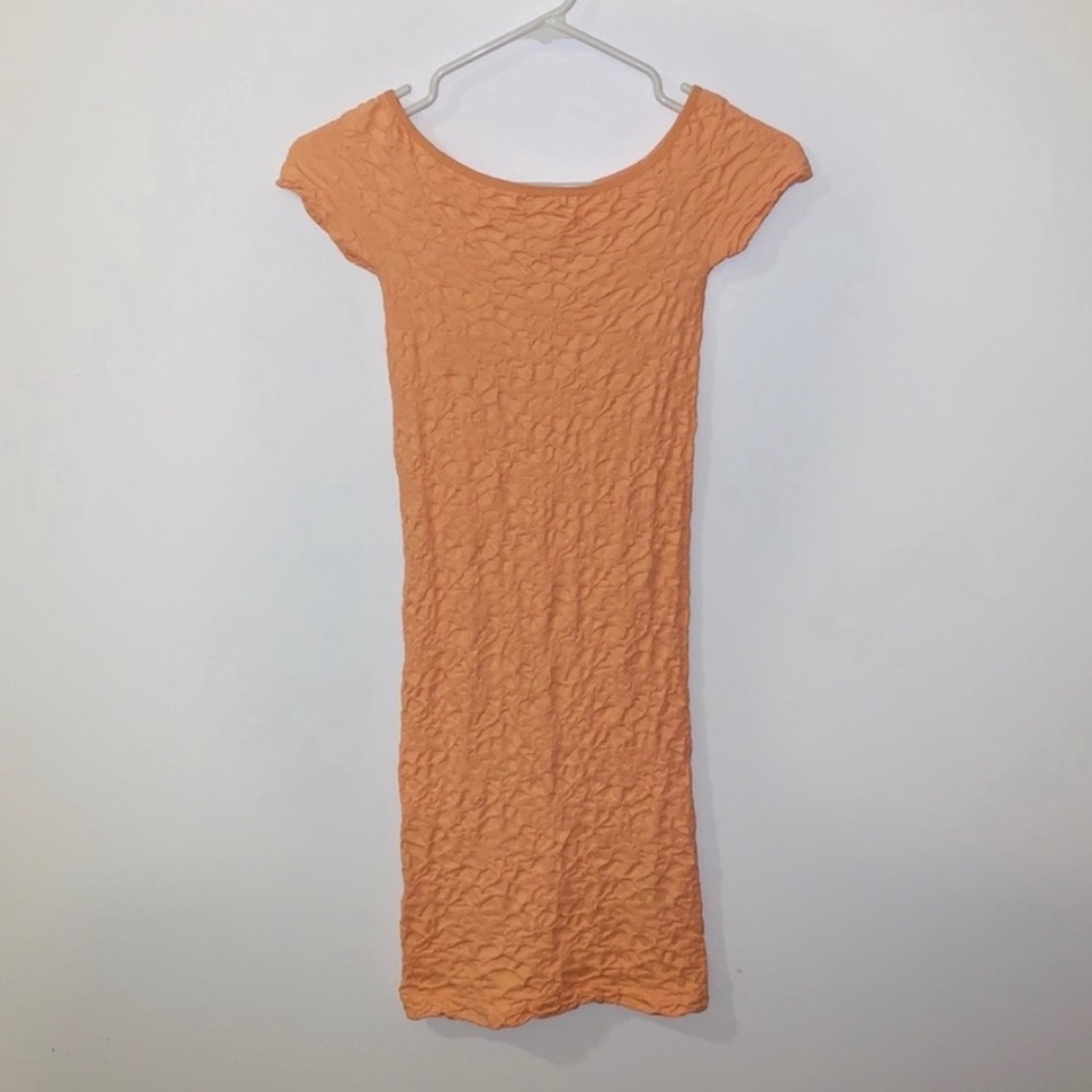 Free People Orange Mini Dress